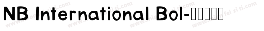 NB International Bol字体转换